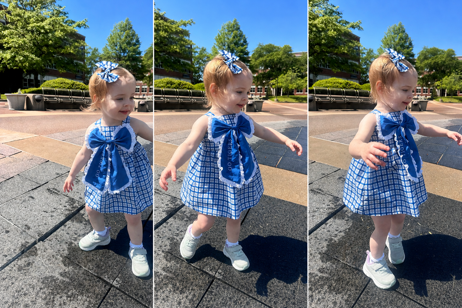 Little Tiger Game Day Dress & Bloomer Set