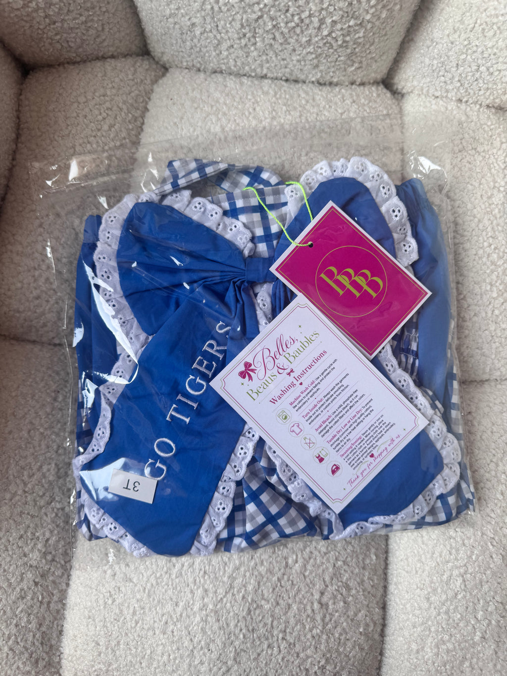 Little Tiger Game Day Dress & Bloomer Set